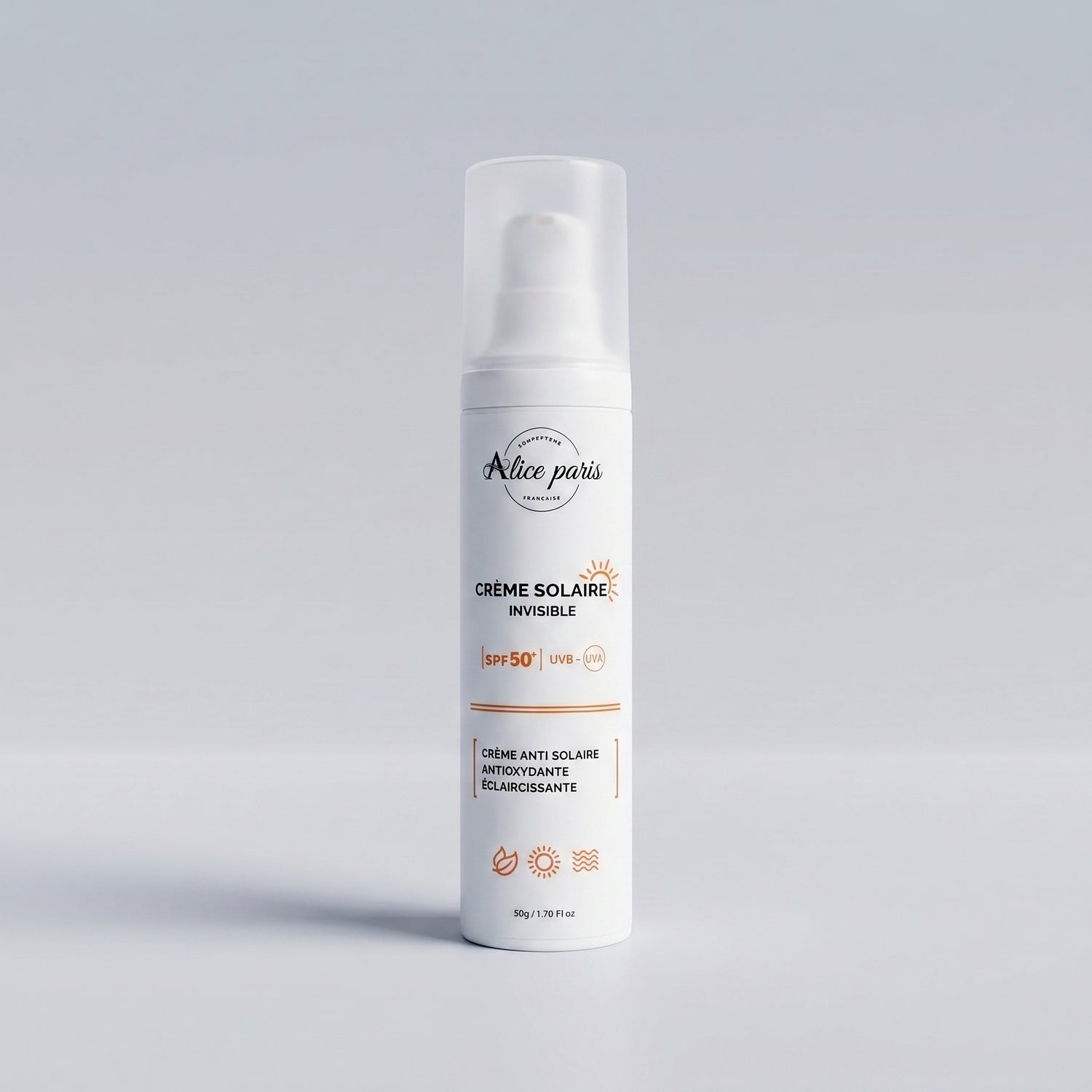 Crème solaire invisible SPF50+ UVB-UVA