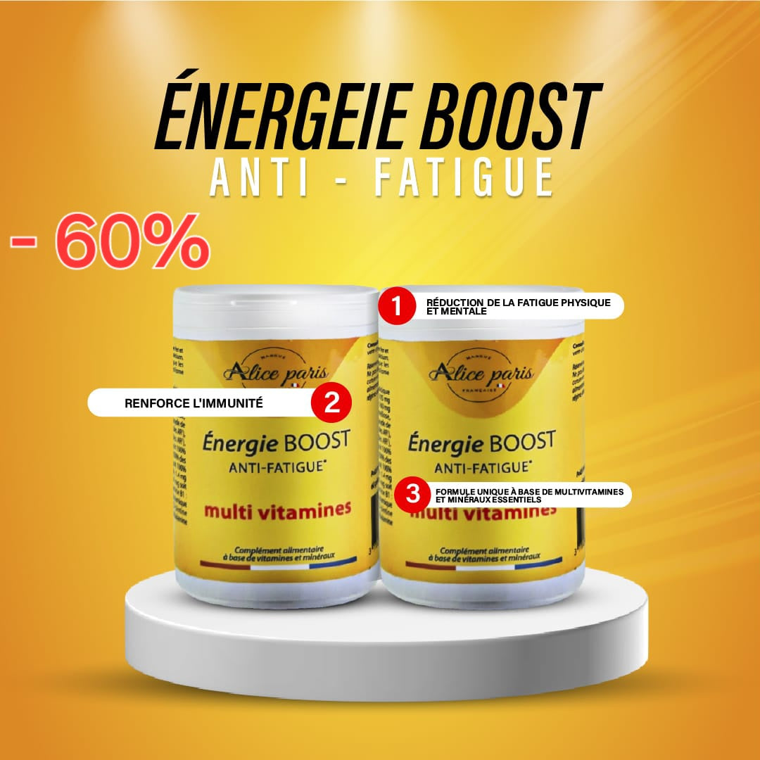 Pack 2 Alice vitamine minéraux énergie boost