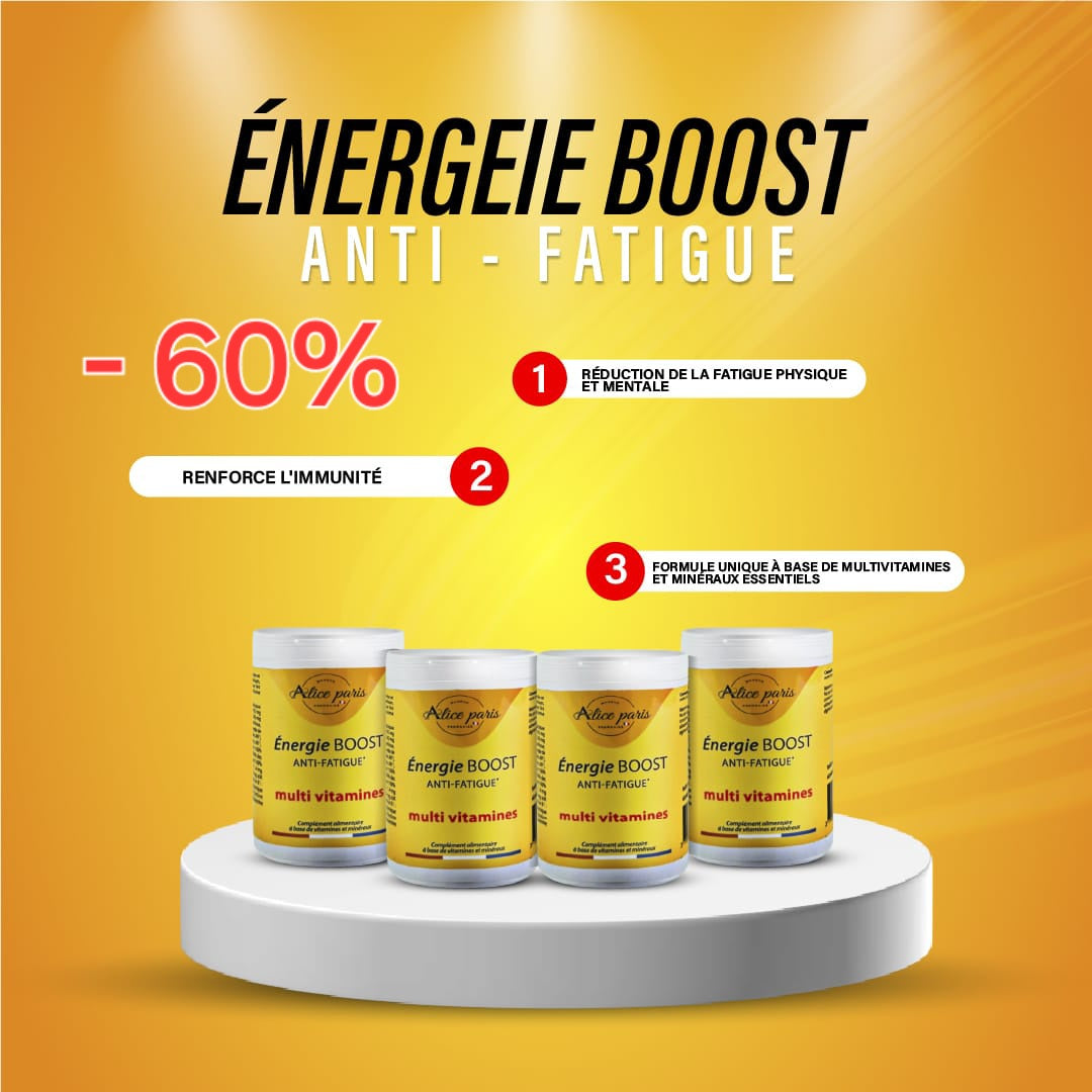 Pack 4 Alice vitamine minéraux énergie boost