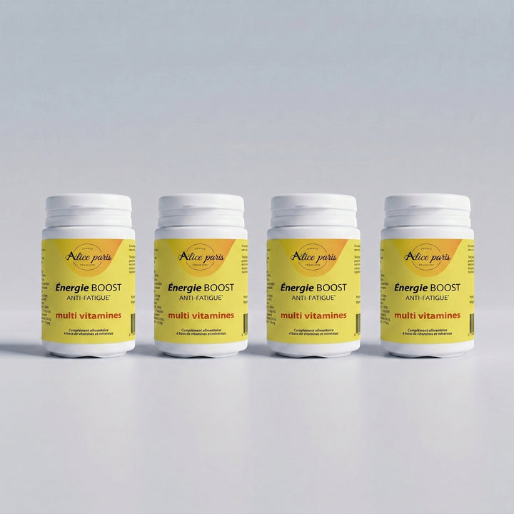 Pack 4 Alice vitamine minéraux énergie boost