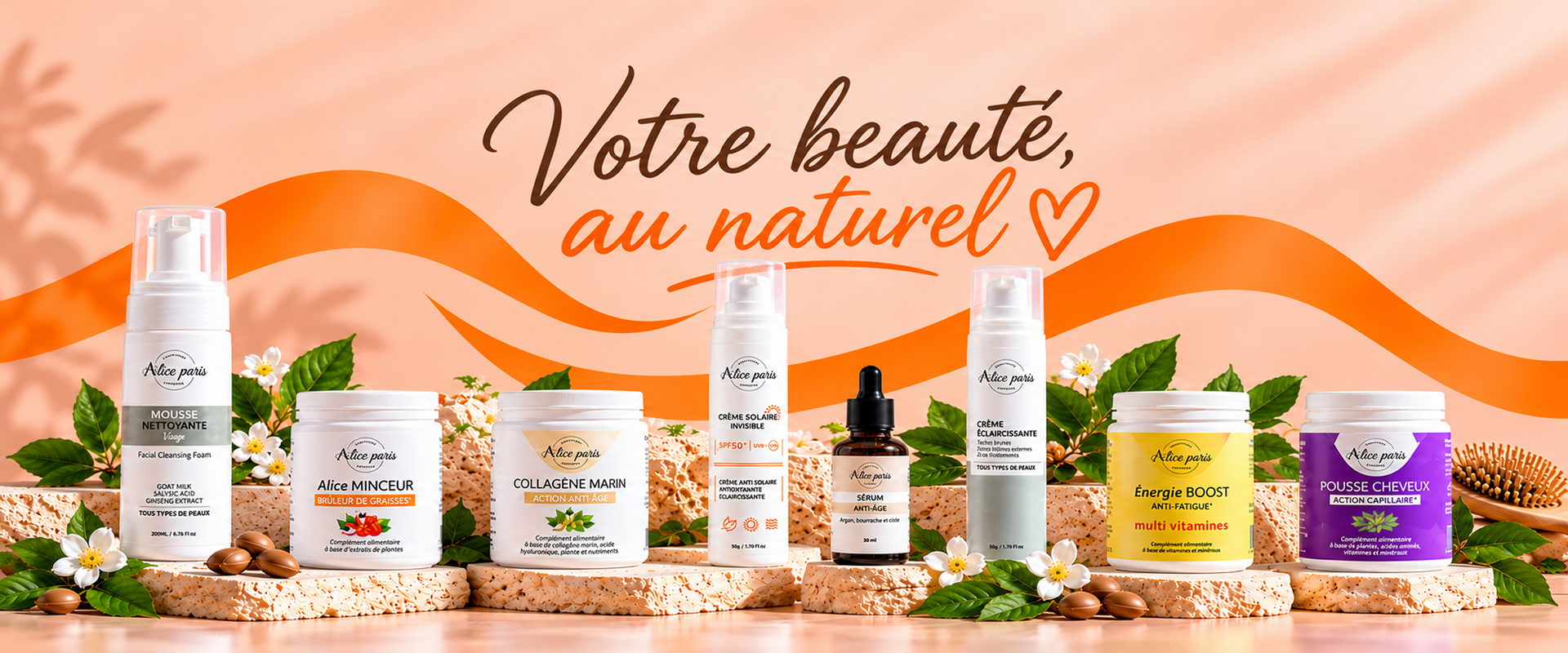 Collection de soins Alice Paris